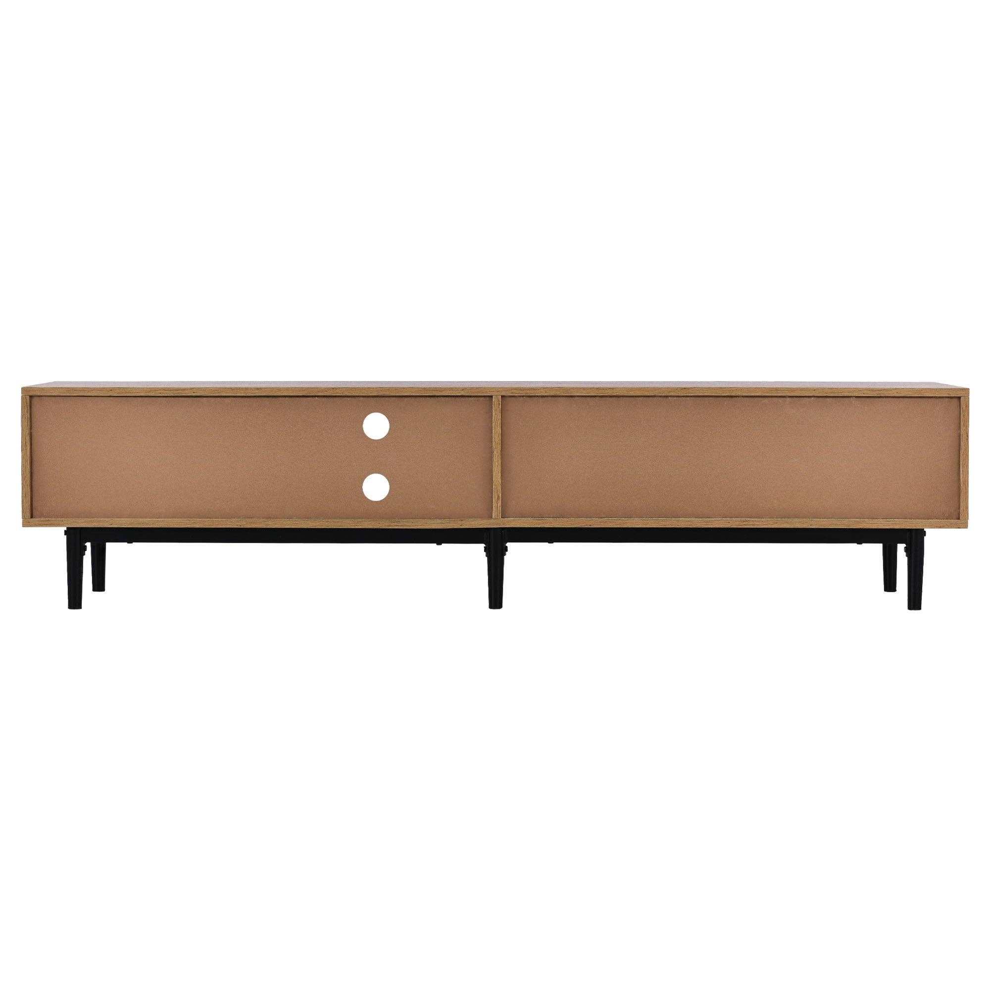 Urban Meuble - Wholesale Console Table - Modern wood grain effect TV stand with variable LED lights TRIEVAIT20