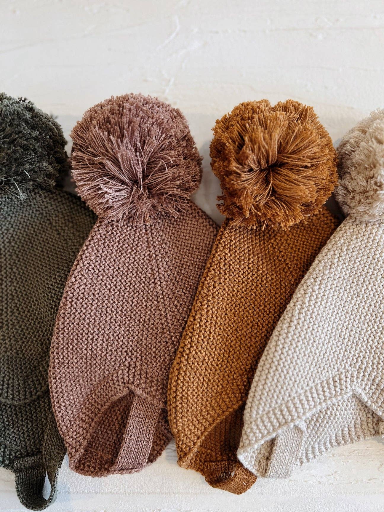 Ada Baby – wholesale Mössa för nyfödda - Baby – Stickad babyhatt med tofs7