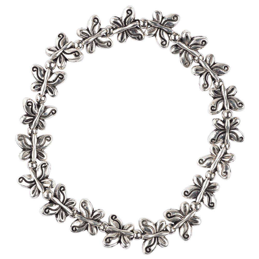 Benjamin International - Wholesale Charm/Dangle Bracelet - BUTTERFLY STRETCH BRACELET1