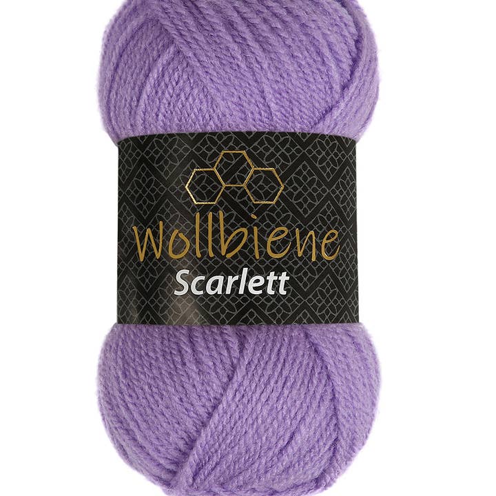 Wollbiene - Wholesale Yarn - Wool Bee Scarlett Knitting Wool Crochet Knit Plain Color