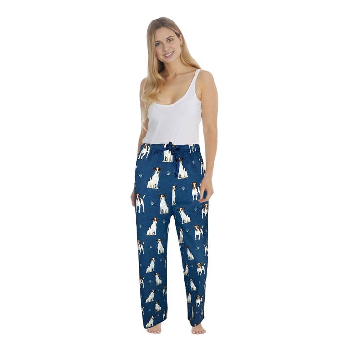 E&S Pets - Wholesale Sleepwear Bottom - Women's - Jack Russell Pajama Bottoms - Pet Lover Pajama Pants