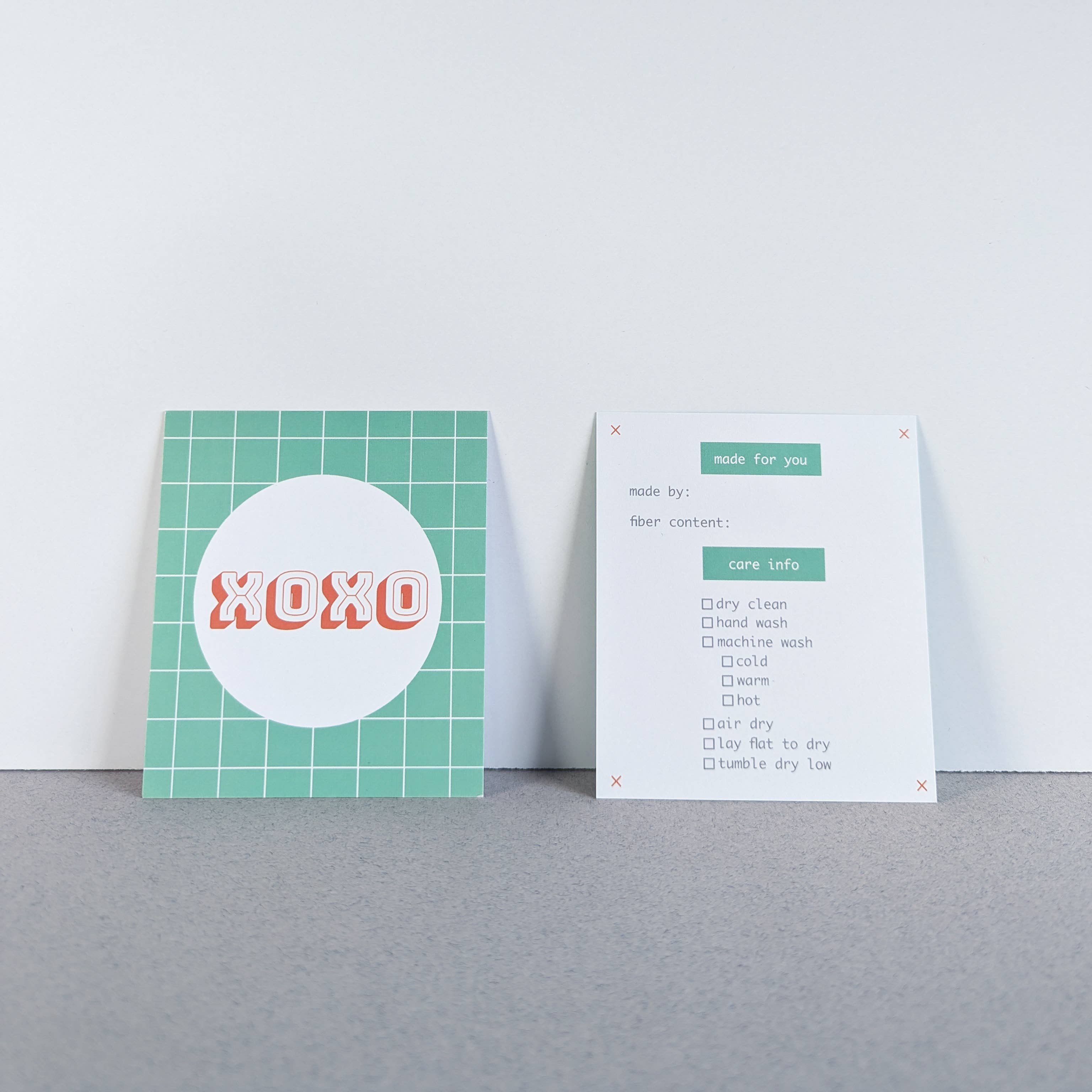 Kohamche - Wholesale Gift Tag - Gift Tags with Care Instructions for Knit & Sewn Gifts1