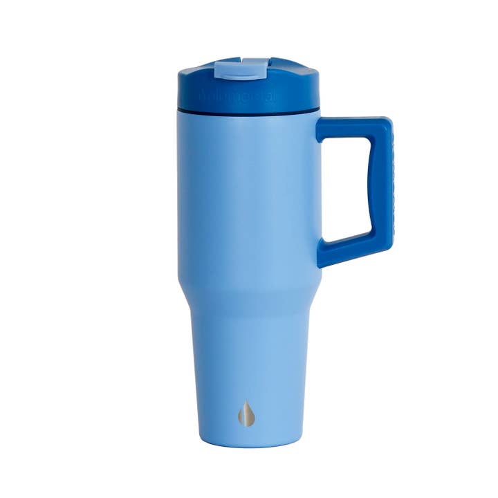 Commuter Insulated Sip/Straw Tumbler 32oz - Ocean Blue for wholesale by Elemental