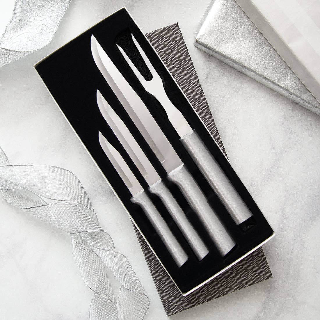Rada Cutlery - Wholesale Knife Set - Silver Prepare Then Carve Gift Set0