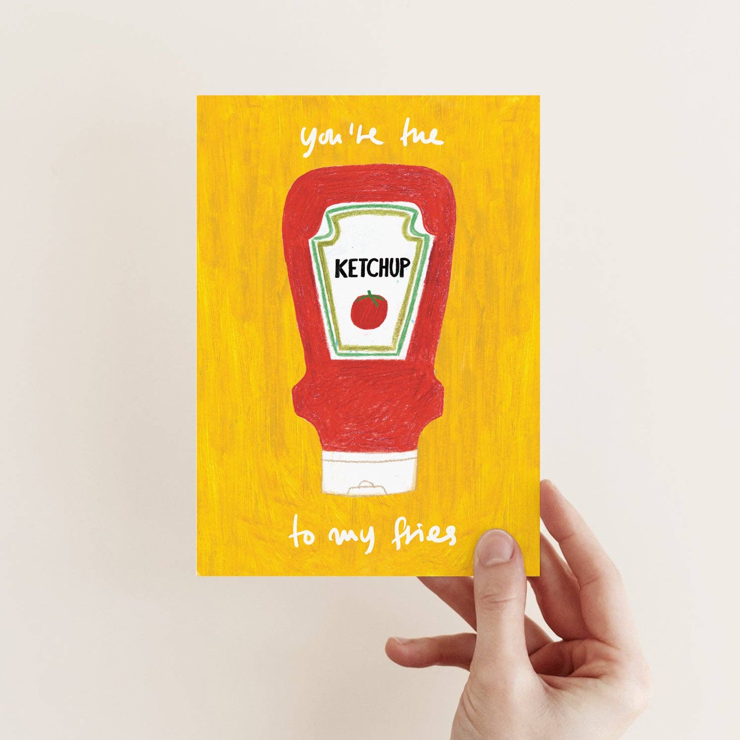 Fotini Tikkou Illustration - Wholesale Postcard - KETCHUP POSTCARD0