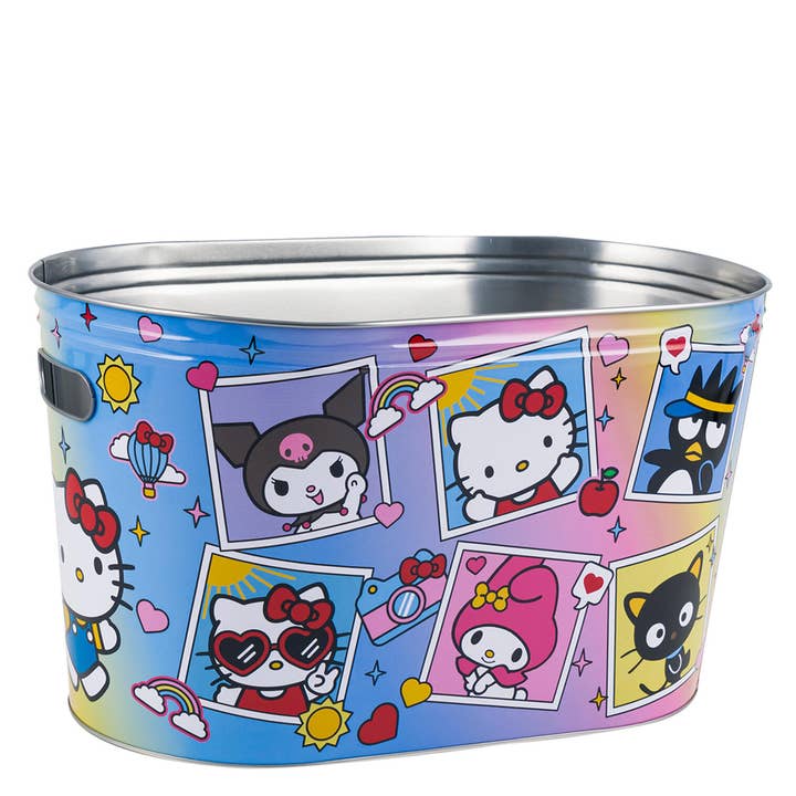 HELLO KITTY AND FRIENDS GALVANIZED BEVERAGE TUB WITH, 87350 for wholesale by JOIA ACCESSORIES