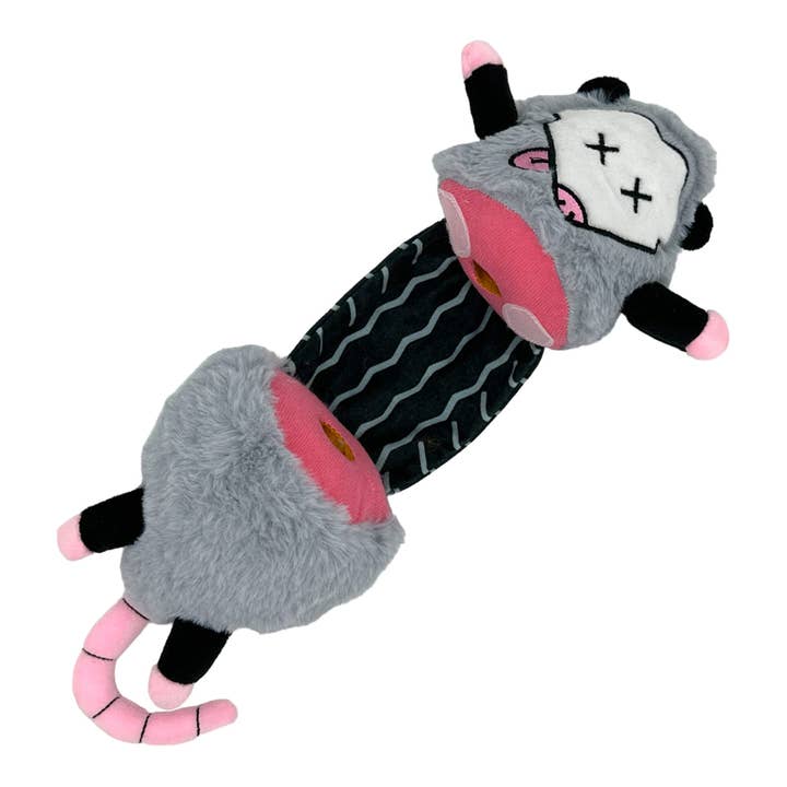 Roadkill Opossum - Rip and Reveal Dog Toy for wholesale on Faire1