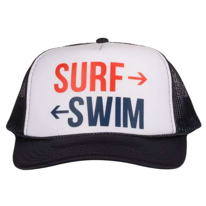 Surf+ Swim Trucker for wholesale by Crab & Cleek