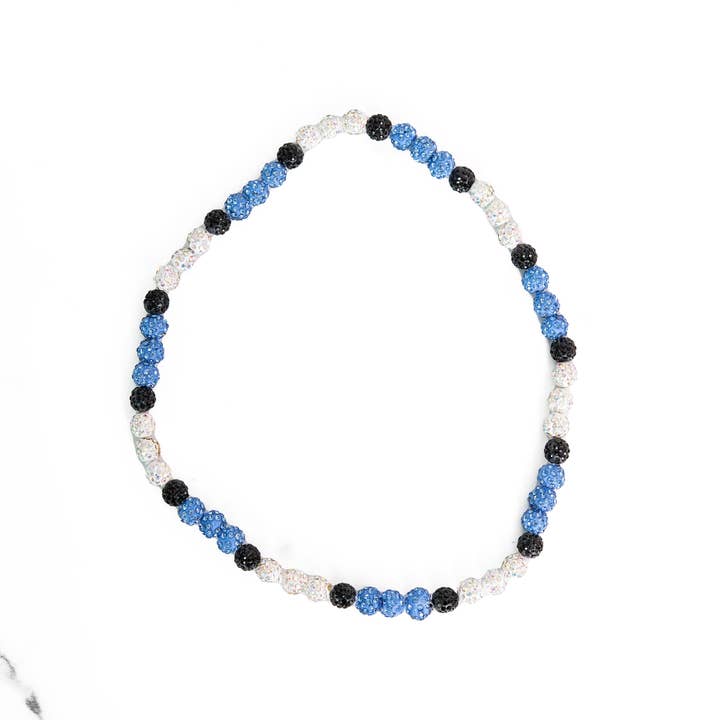 Golden Thread - Wholesale Beaded/Pearl Necklace - Bling Baseball Necklace11