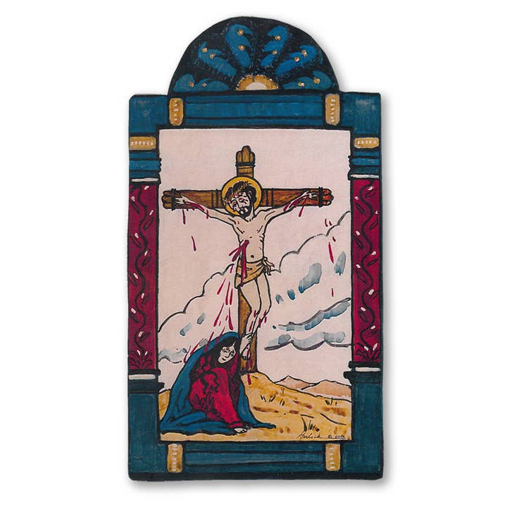 Christ and Magdalene - Forgiveness, Love and Devotion for wholesale by Lynn Garlick Retablos