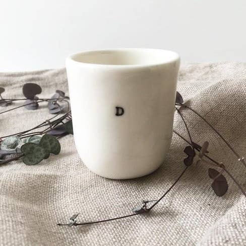 Montblanc Coffee Cup With Personalised Letter for wholesale by BeBrave