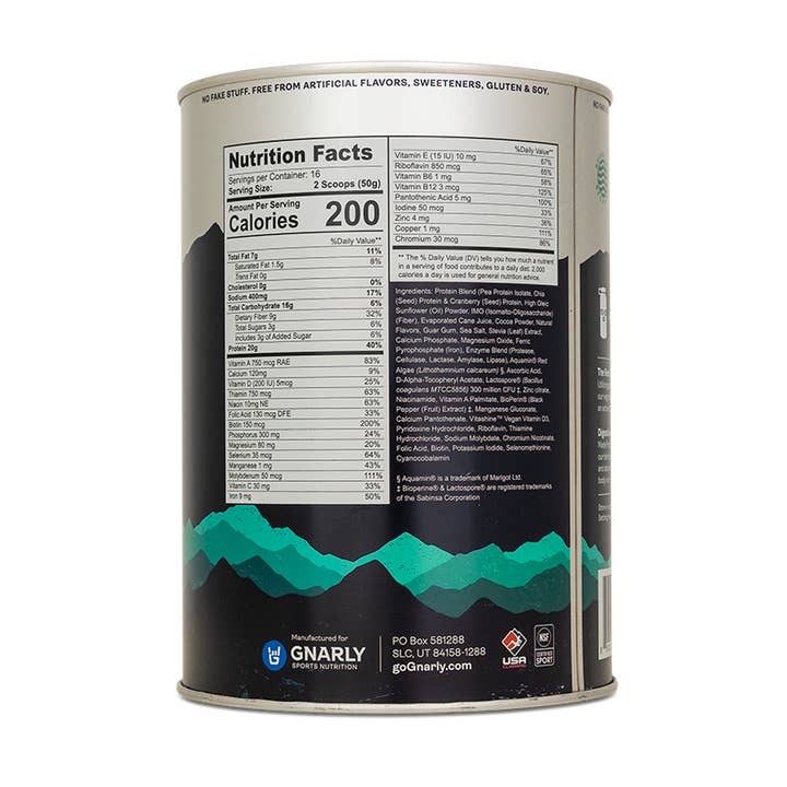 Gnarly Nutrition – Engroshandel Protein-/superfoodpulver – Gnarly Vegansk Protein - Chokolade1