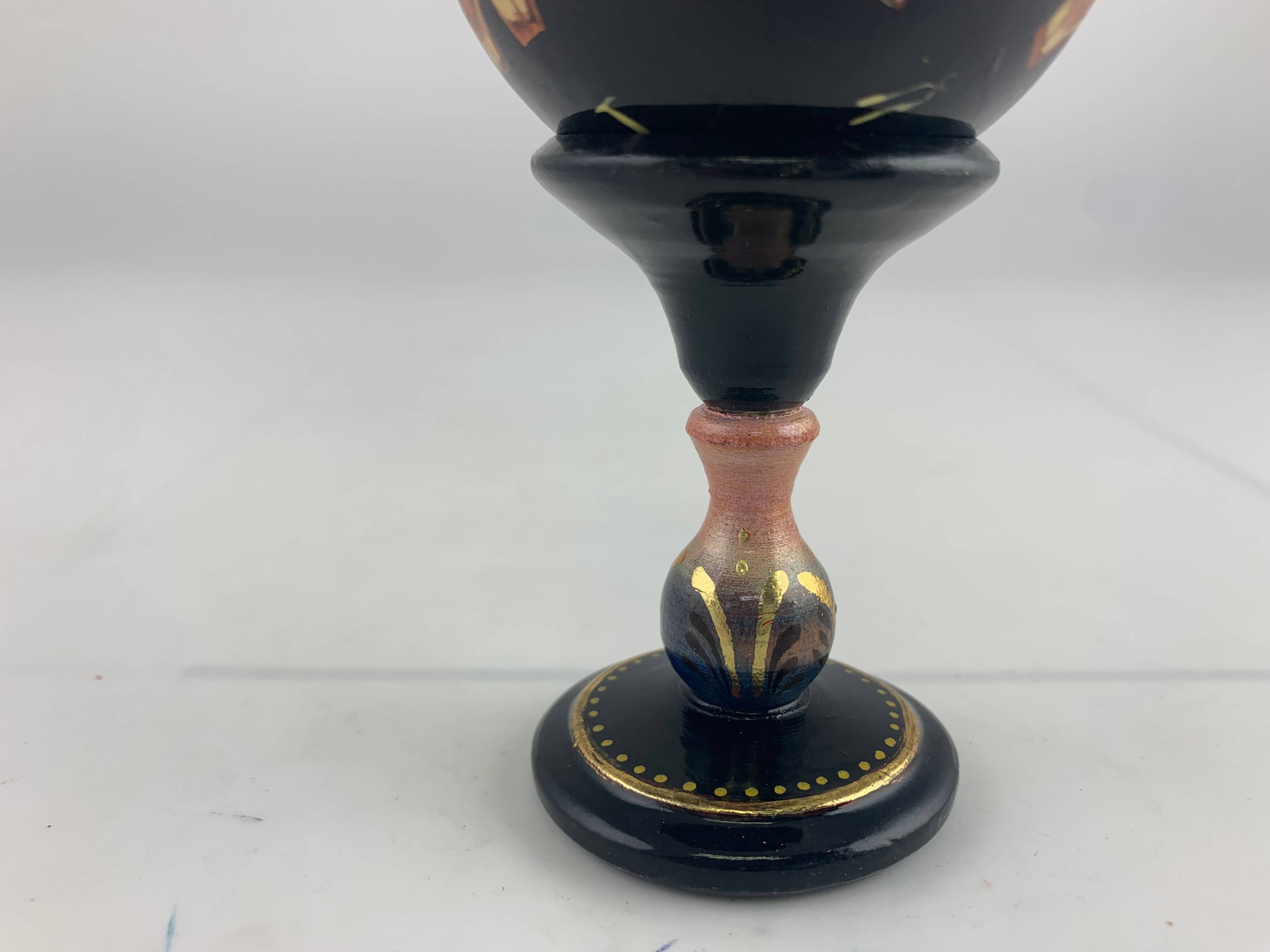 Golden Cockerel - Vendita all'ingrosso Decorazioni da tavolo - Uovo iconico ortodosso panoramico vintage44