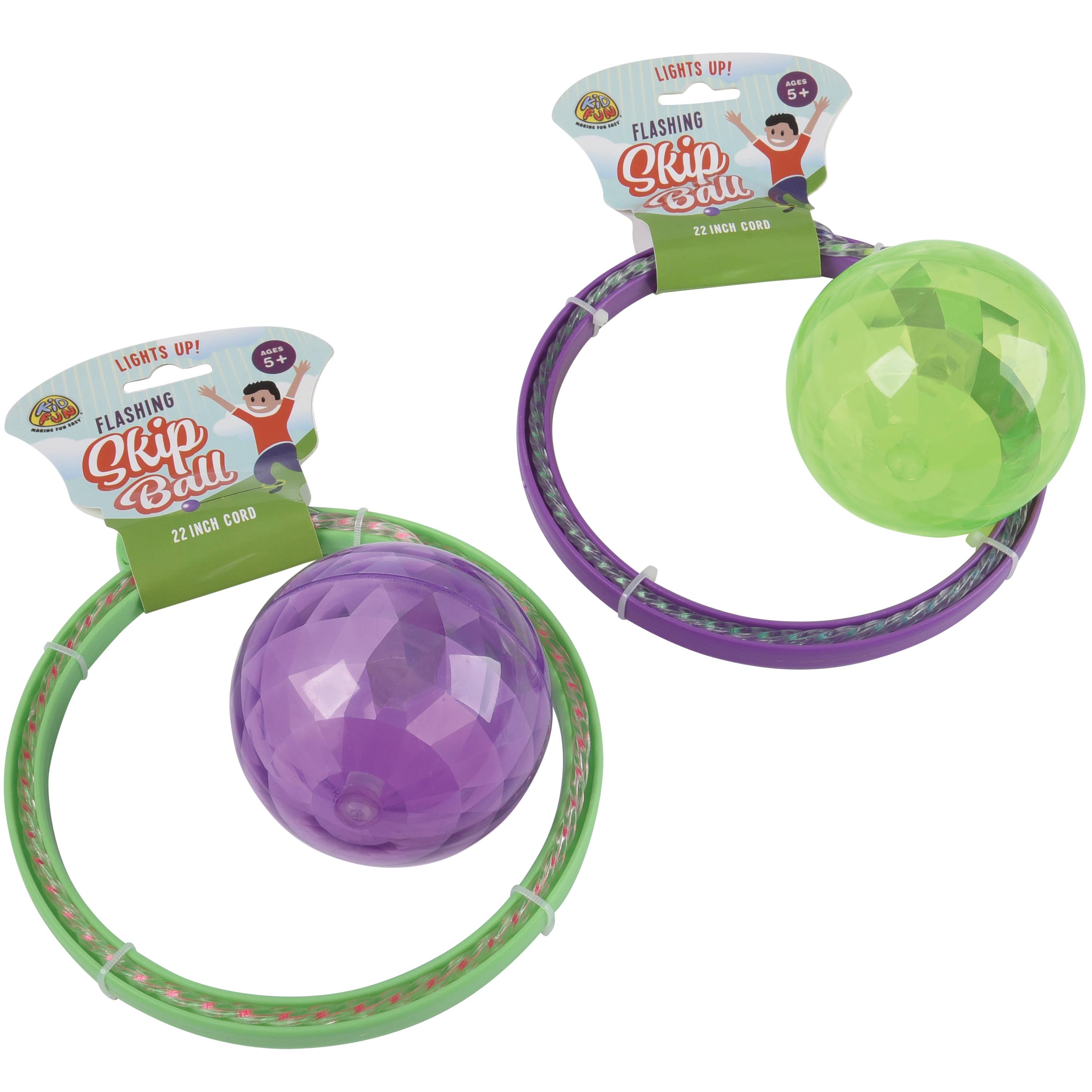 US Toy Company - Wholesale Classic Toy - Kids - Flashing Skip Ball 12-unit case pack2