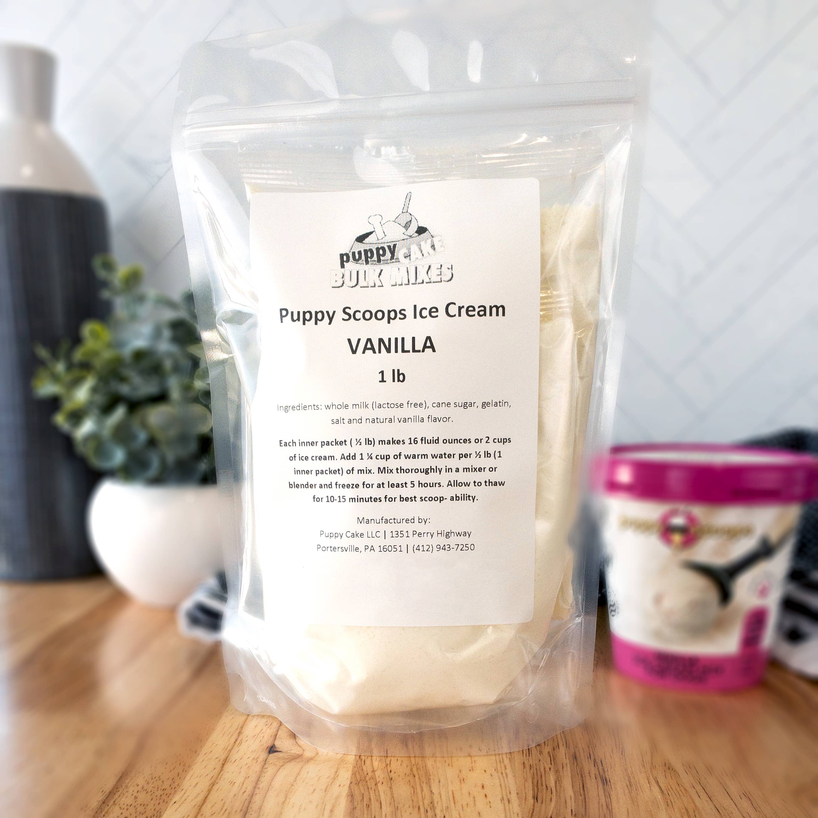 Puppy Cake LLC - Vente Friandises – chien - Mélange de crème glacée en vrac pour chiots — sac de 1 lb8