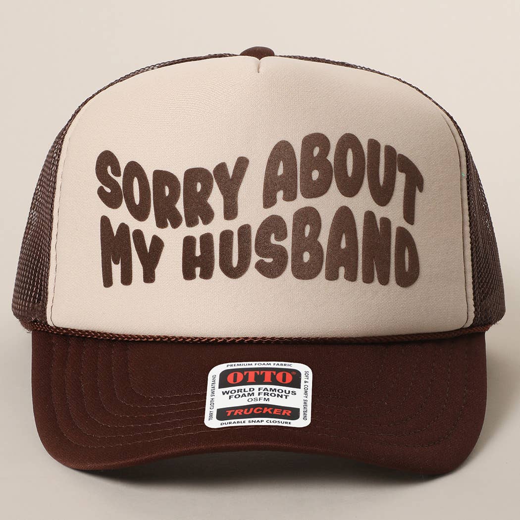 Fashion City – wholesale Truckerkeps – Unisex – Förlåt för min fru&man meshkeps28