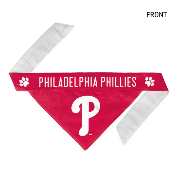 MLB Philadelphia Phillies Reversible Pet Bandana for wholesale by Little Earth Productions