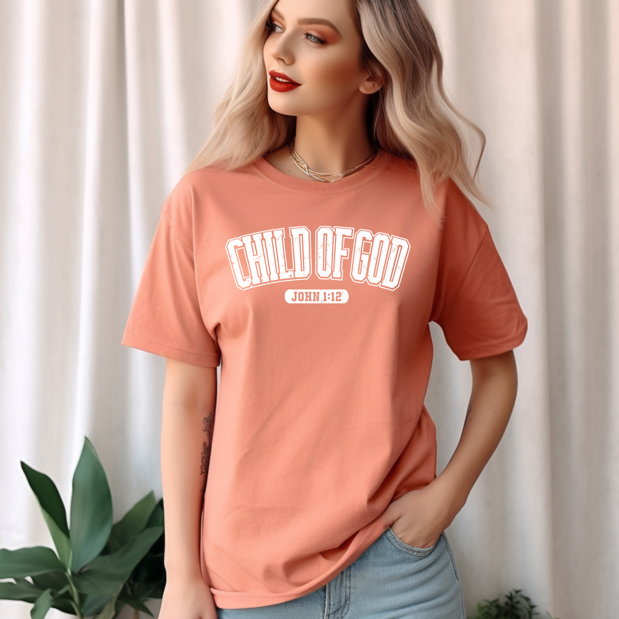 Love Ann Joy Apparel, LLC - Vente T-shirt sérigraphié – femme - T-shirt chrétien Child of God3