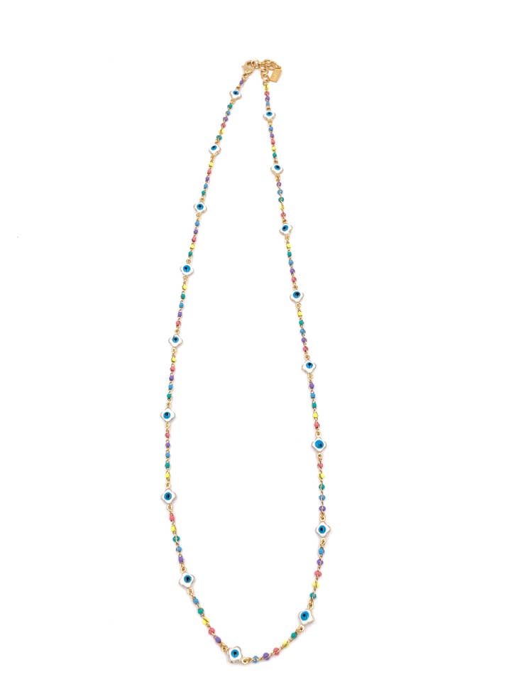 Färgglada alla ser ögat halsband för wholesale av ZADA