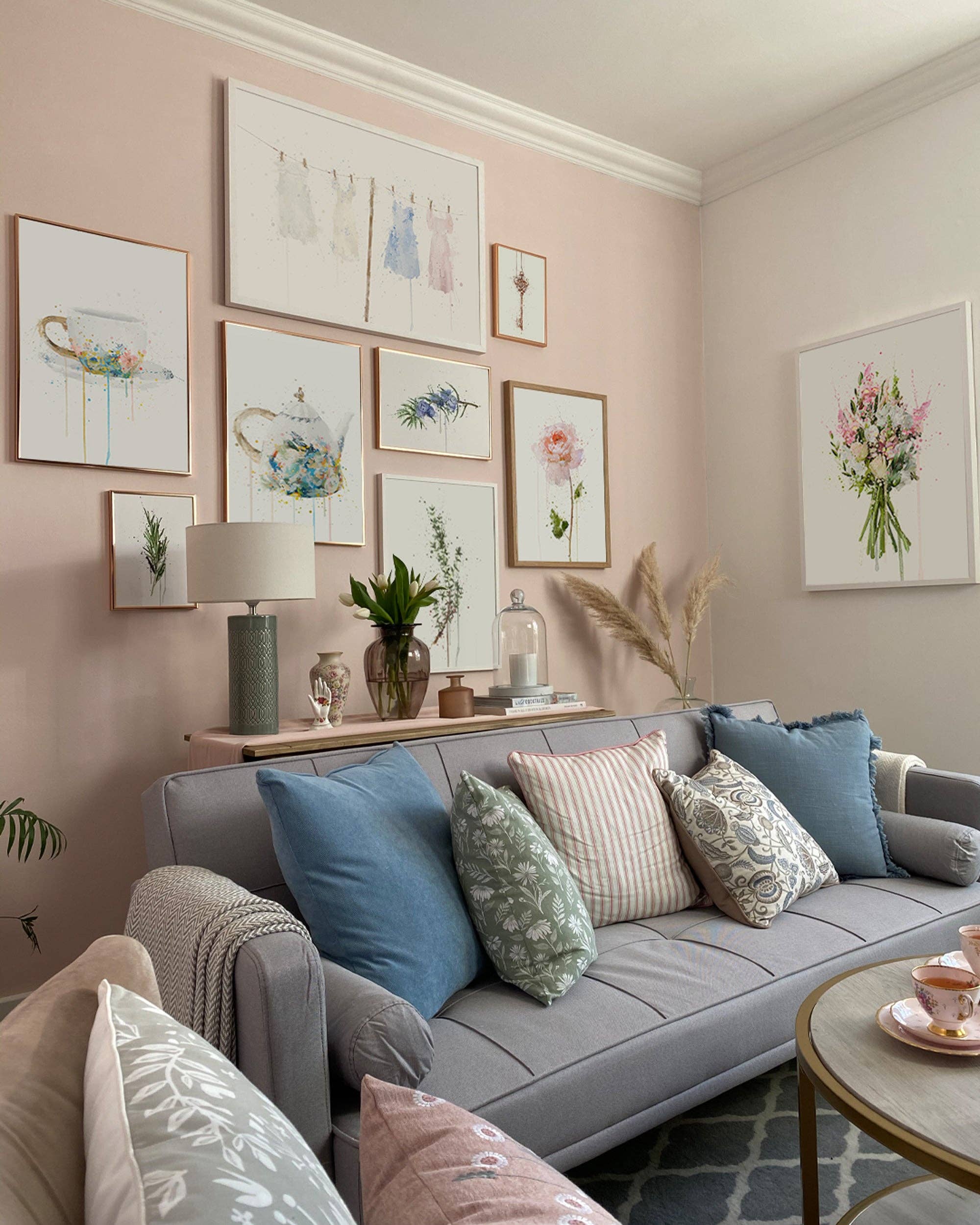 We Love Prints – wholesale Art print – Washing Line with Clothes Wall Art Print0