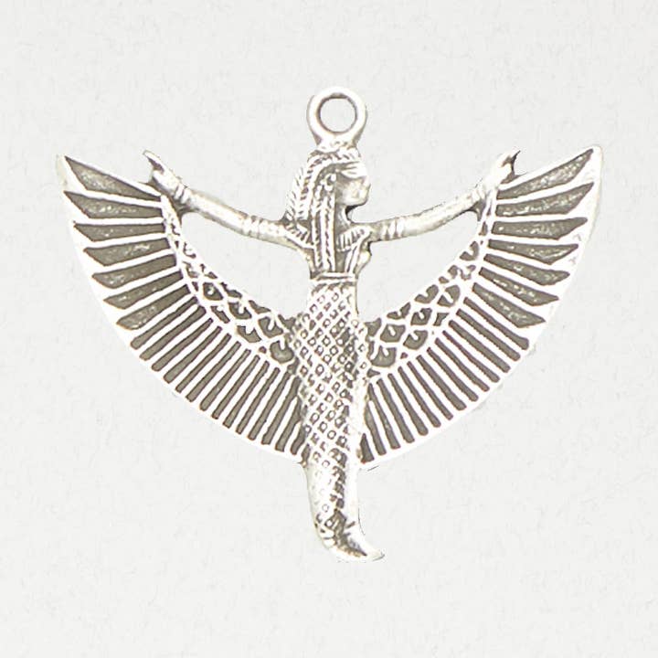 Nirvana LLC - Wholesale Individual Charm/Pendant - Goddess Pewter Pendant Necklace - Isis0