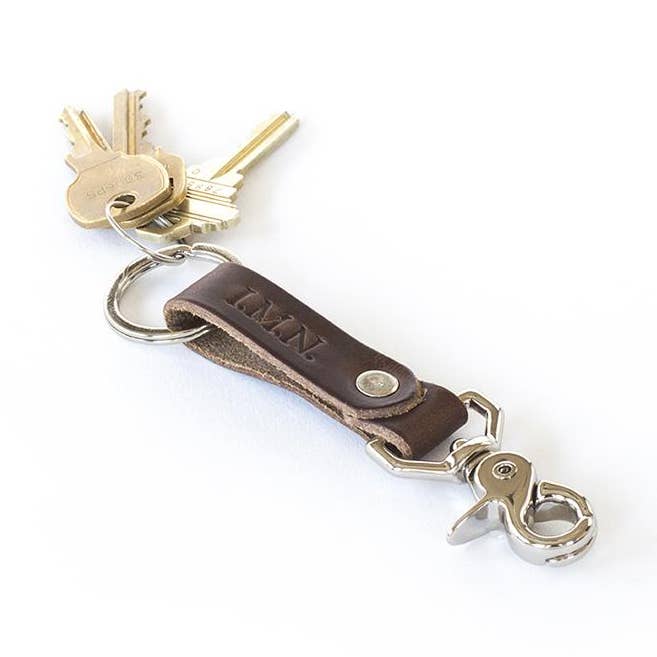 Sleutelhanger van echt leer voor wholesale door Clark & Taft Crafting Company