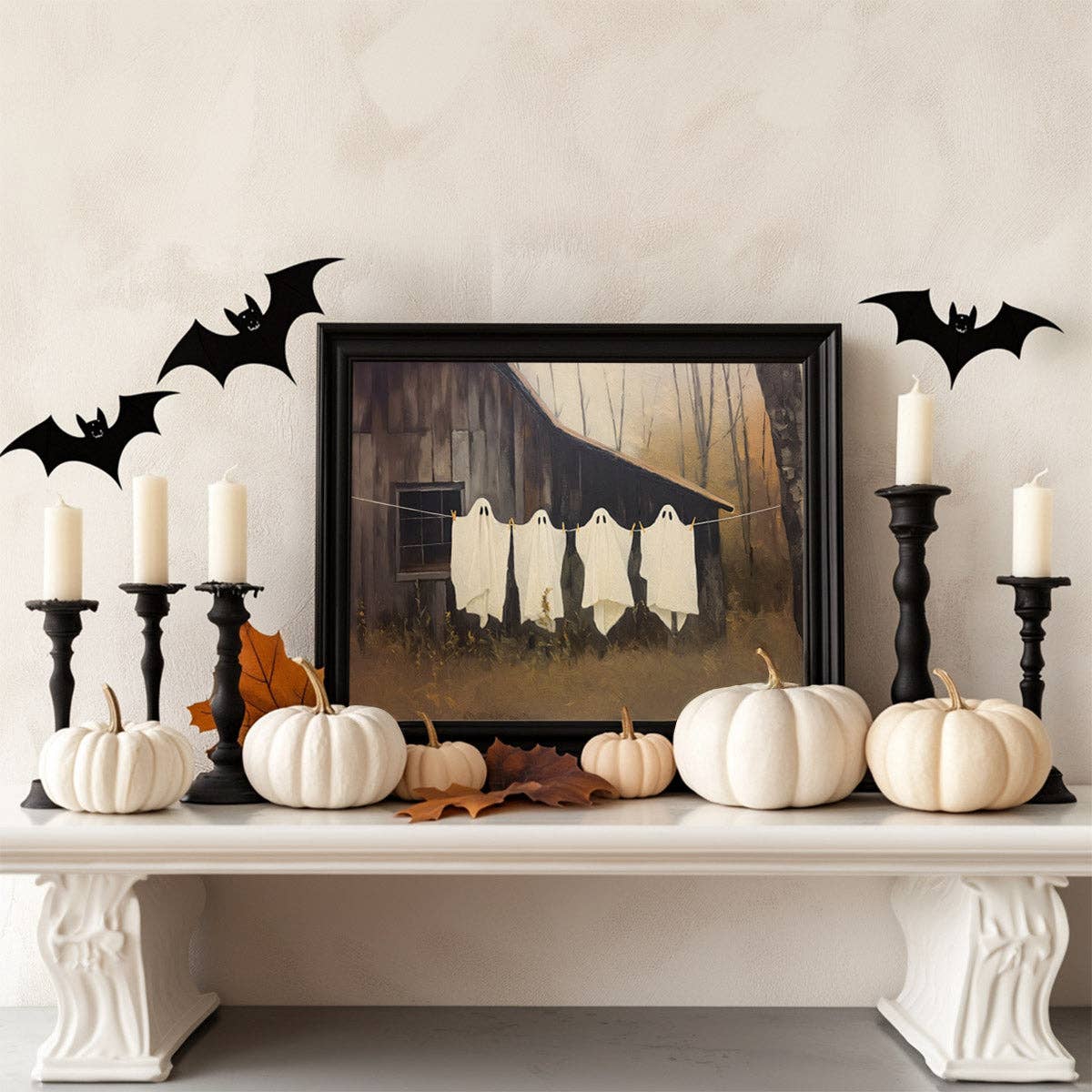 Paper House Print Shop – Großhandel Kunstdruck – Kunstdruck "Wäscheleinen-Geister"1