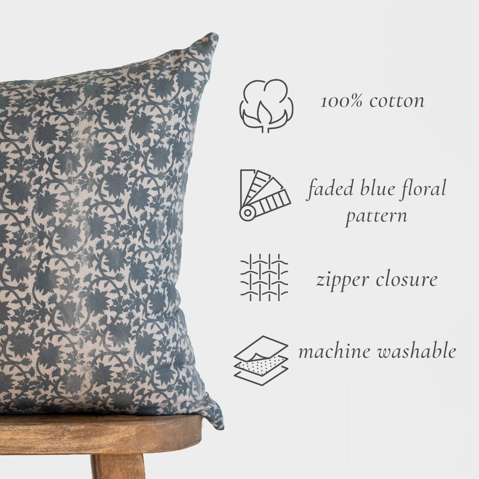 Woven Nook - Wholesale Throw Pillow Cover - Briar - 22" | 12x20"1