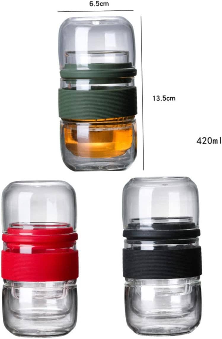 VIGOR - Wholesale Tea Set - Portable Travel Tea Set with Carrying Case Glass Teapot and 8