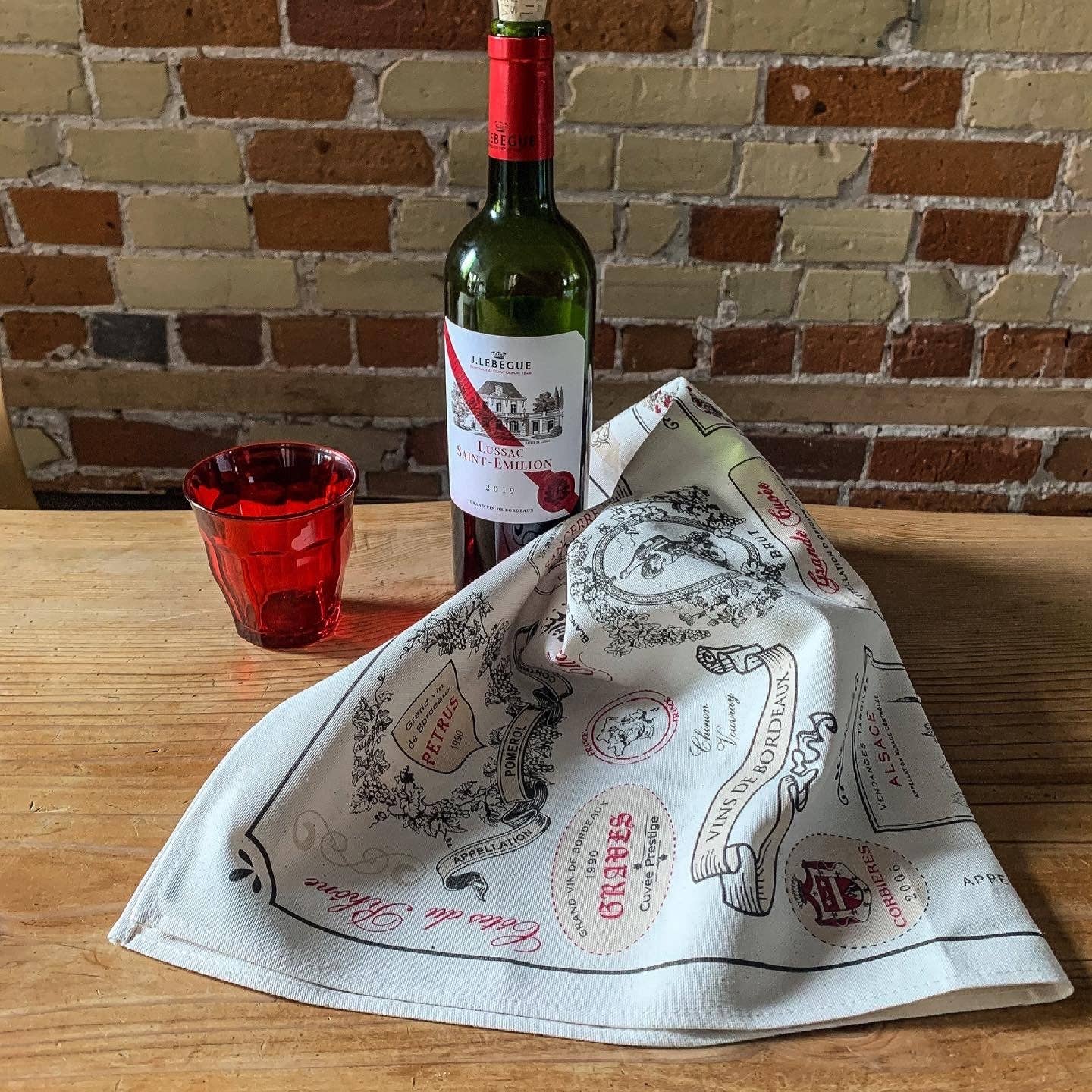 Clémentine Boutique – wholesale Tea towel – French Wine Labels Tea Towels4