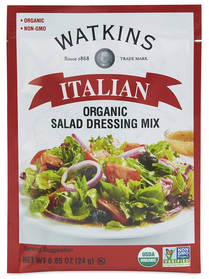 Organic Italian Dressing, 0.85 oz for wholesale by The Watkins Co.