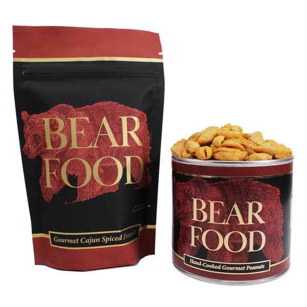Cajun Spiced Gourmet Peanuts for wholesale by Bear Food