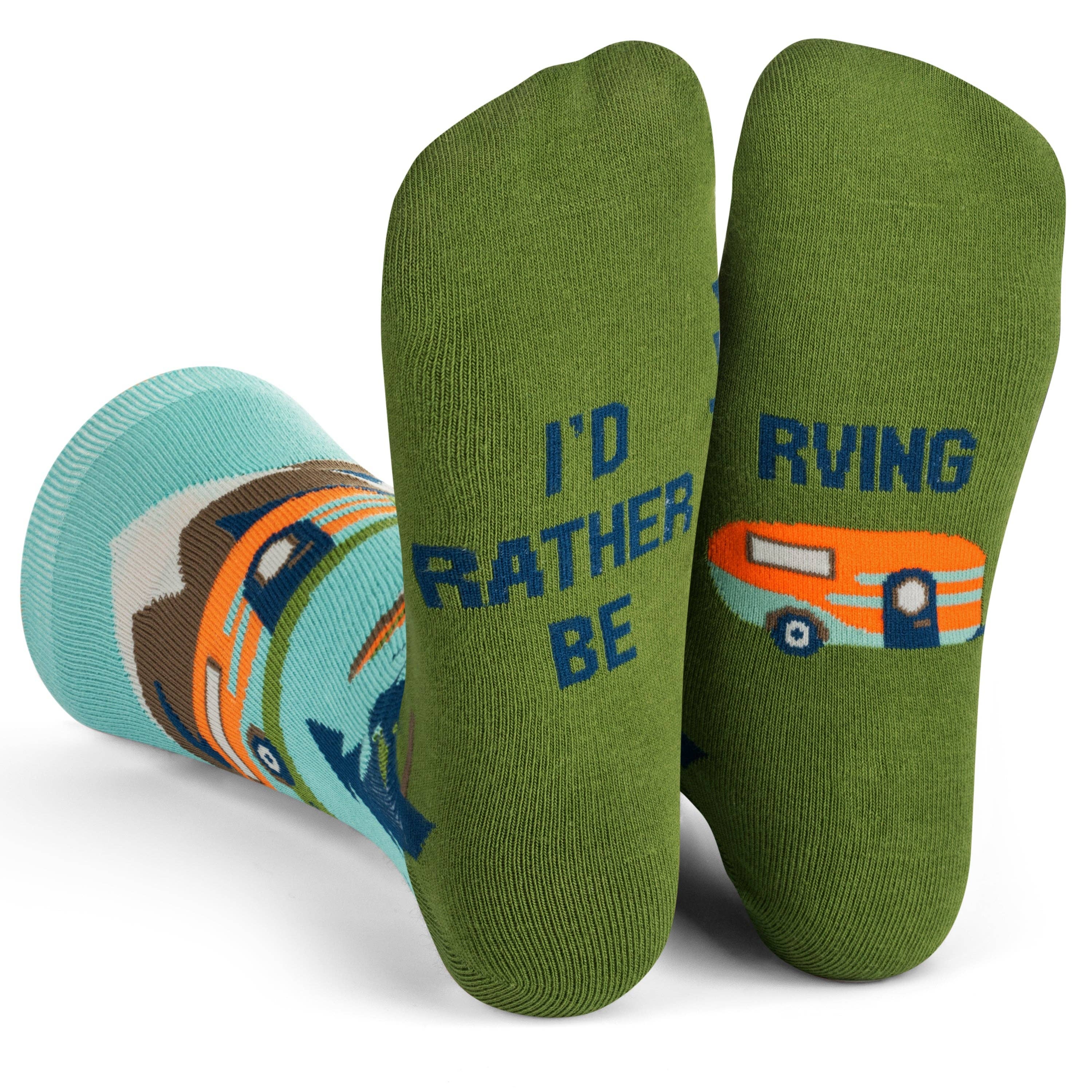 Lavley - Wholesale Socks - Unisex - I'd Rather Be RVing Socks0