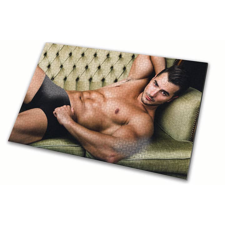 Little Genie Productions - Vente Puzzle – adulte - ***VENTE*** Puzzle sexy pour hommes au lit - Antonio