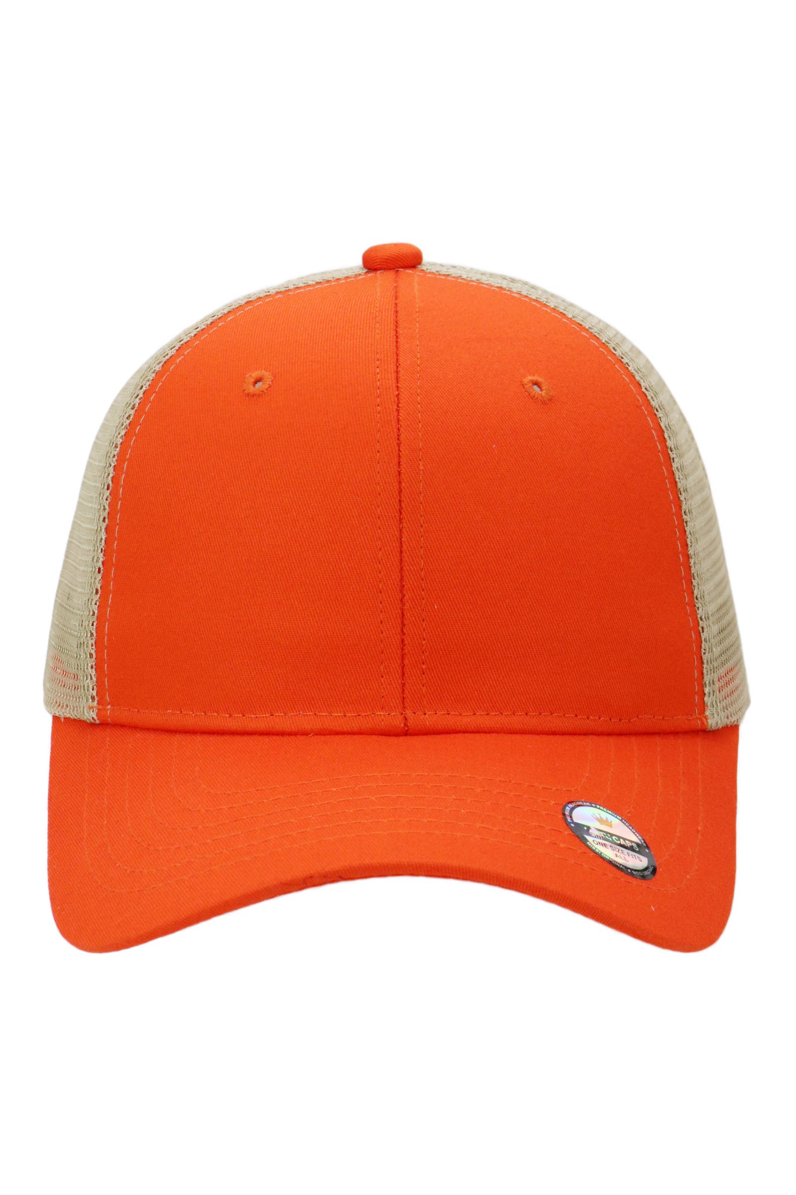 Cap Zone – Großhandel Trucker-Cap – Unisex – Zweifarbige Nylon-Polyester-Strukturierte Sechs-Panel-Trucker-Kappe22