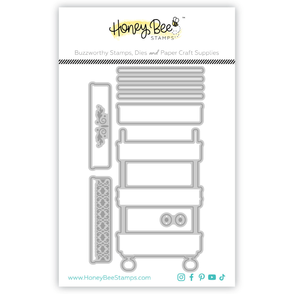 Honey Bee Stamps - Wholesale DIY Craft Kit - Lovely Layers: Craft Cart - Honey Cuts - Stand-Alone Dies6