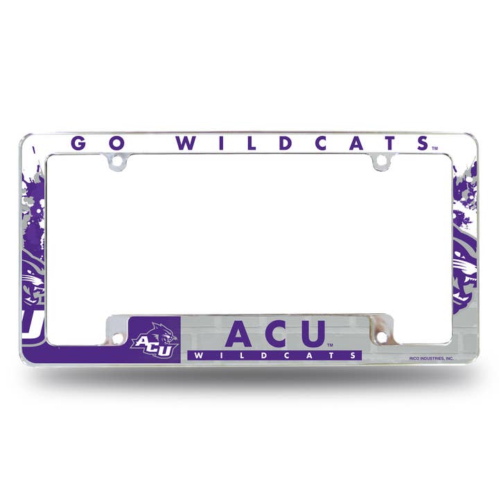 NCAA Abilene Christian Wildcats Standard Chrome Frame for wholesale by Rico Industries