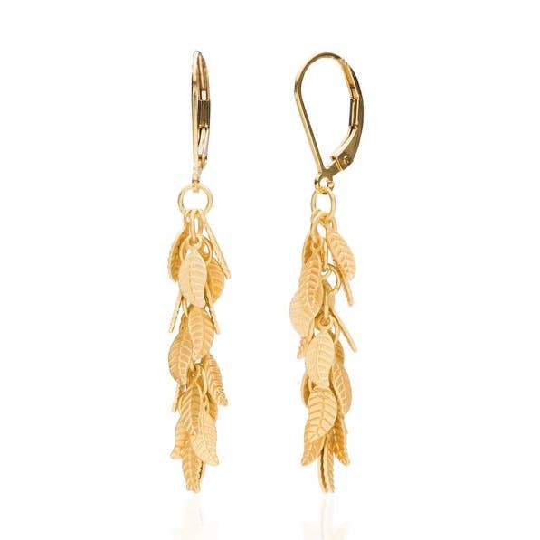 Blad Øreringe, Petite Cluster for engroshandel hos Stefanie Wolf Designs