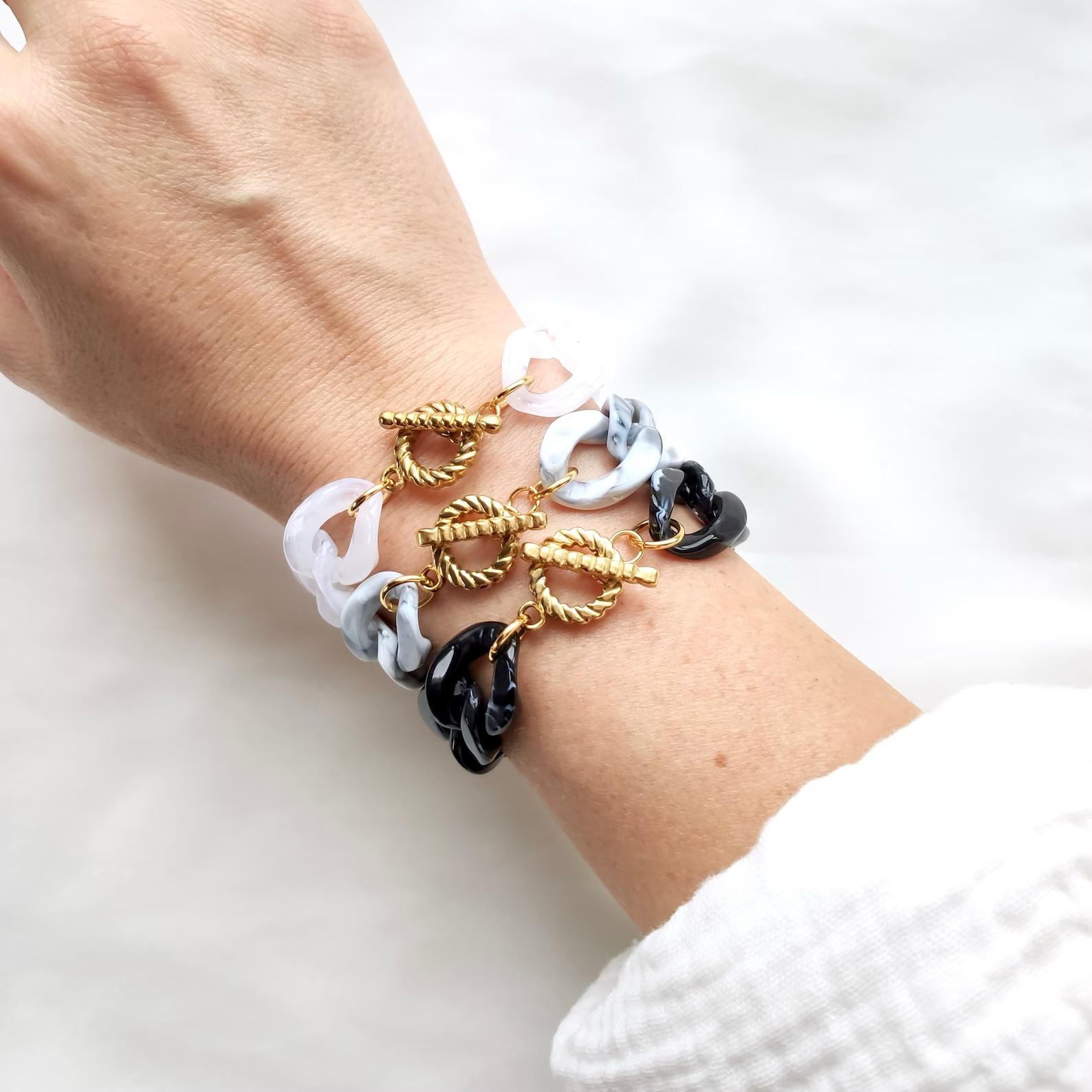 L'Atelier d'Artémis - Wholesale Link & Chain Bracelet - VINTAGE bracelet14