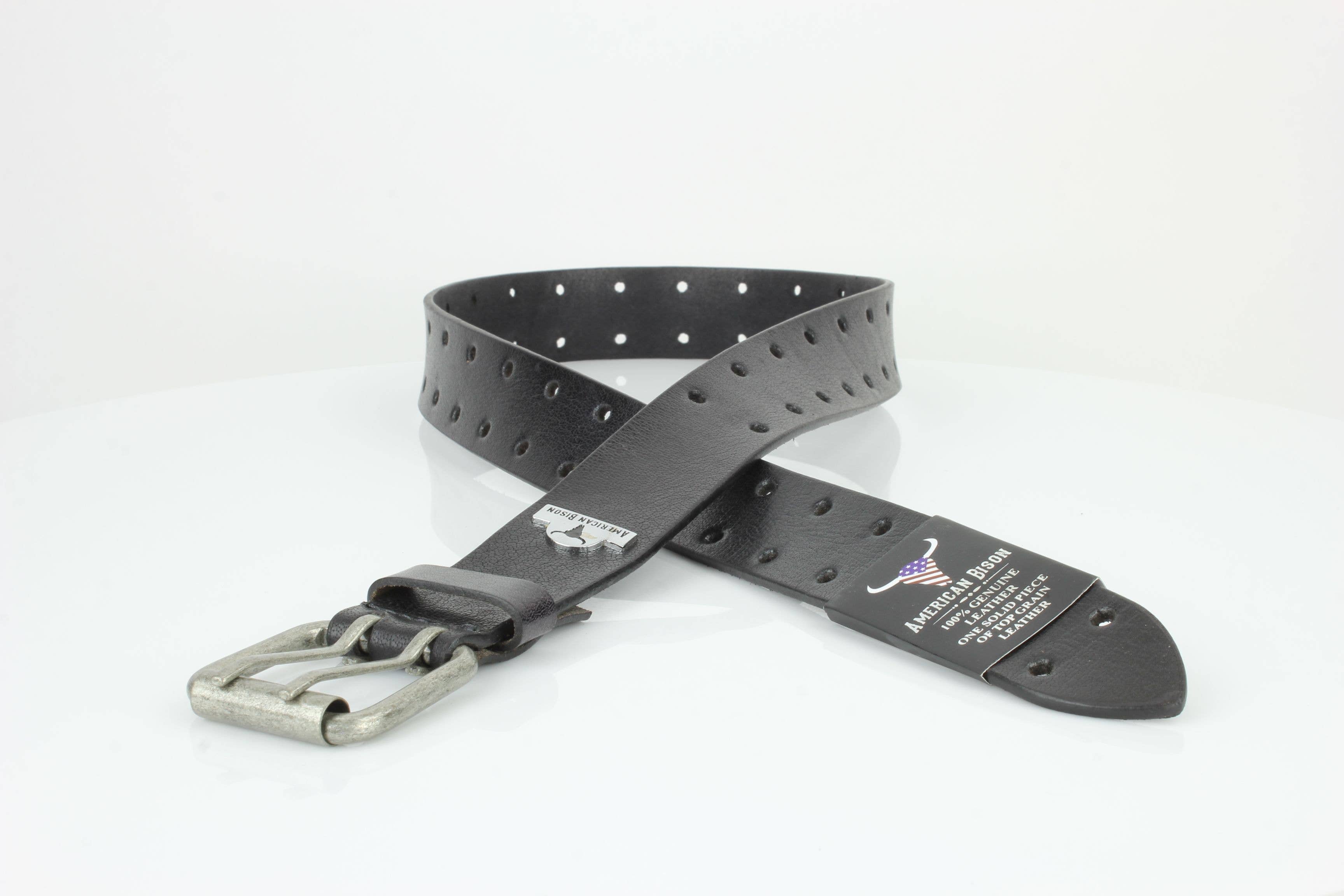 Leather Impressions Inc – wholesale Belt – Men's – Double Prong Full Grain Leather Belt ABB 008 5