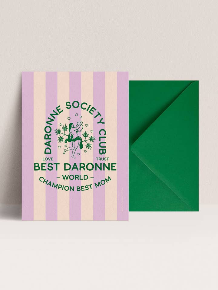 Card - Mother's Day - Daronne Society Club for wholesale by Papier and Co.