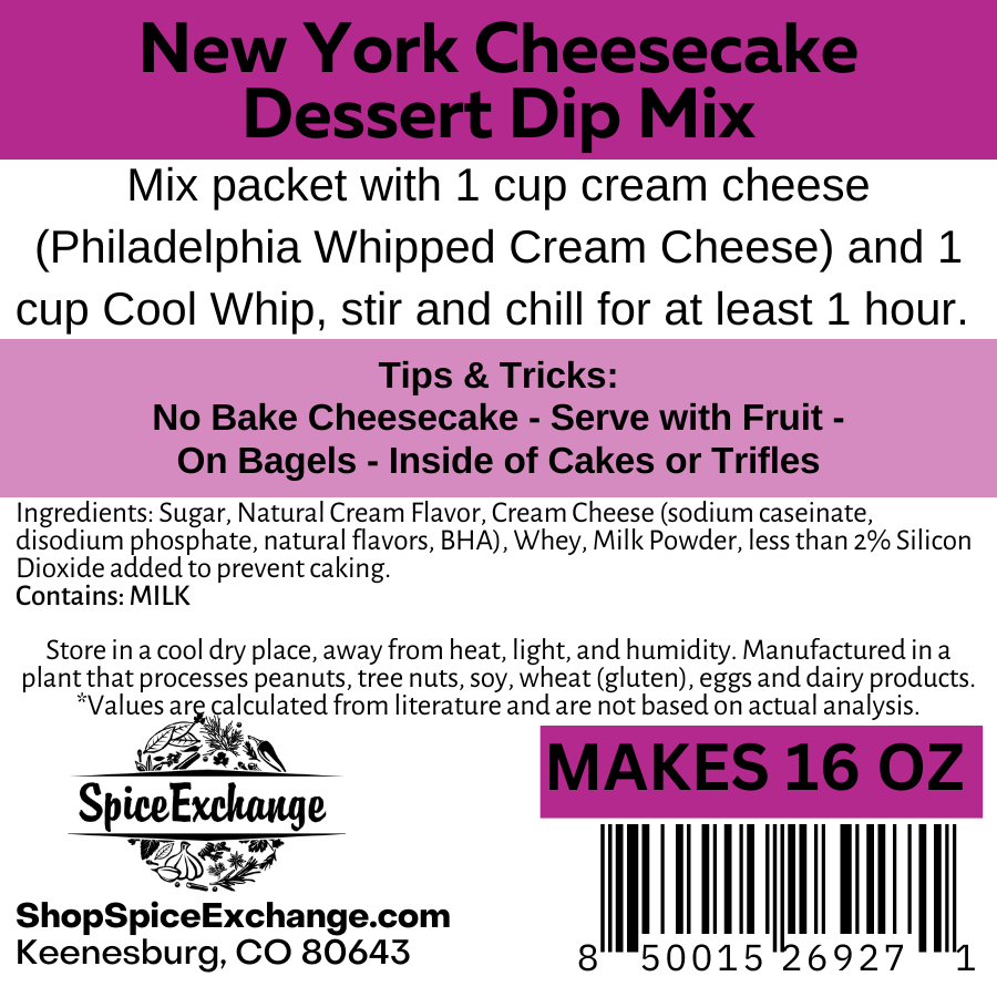 Spice Exchange - Wholesale Backpack - Unisex - Spice Exchange - Dessert Dip Starter Pack 3610