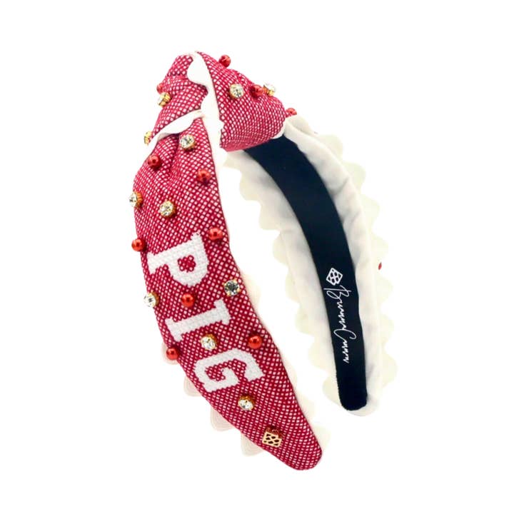 WOOO PIG Kreuzstich-Stirnband in Kindergröße für den Großhandel von Brianna Cannon