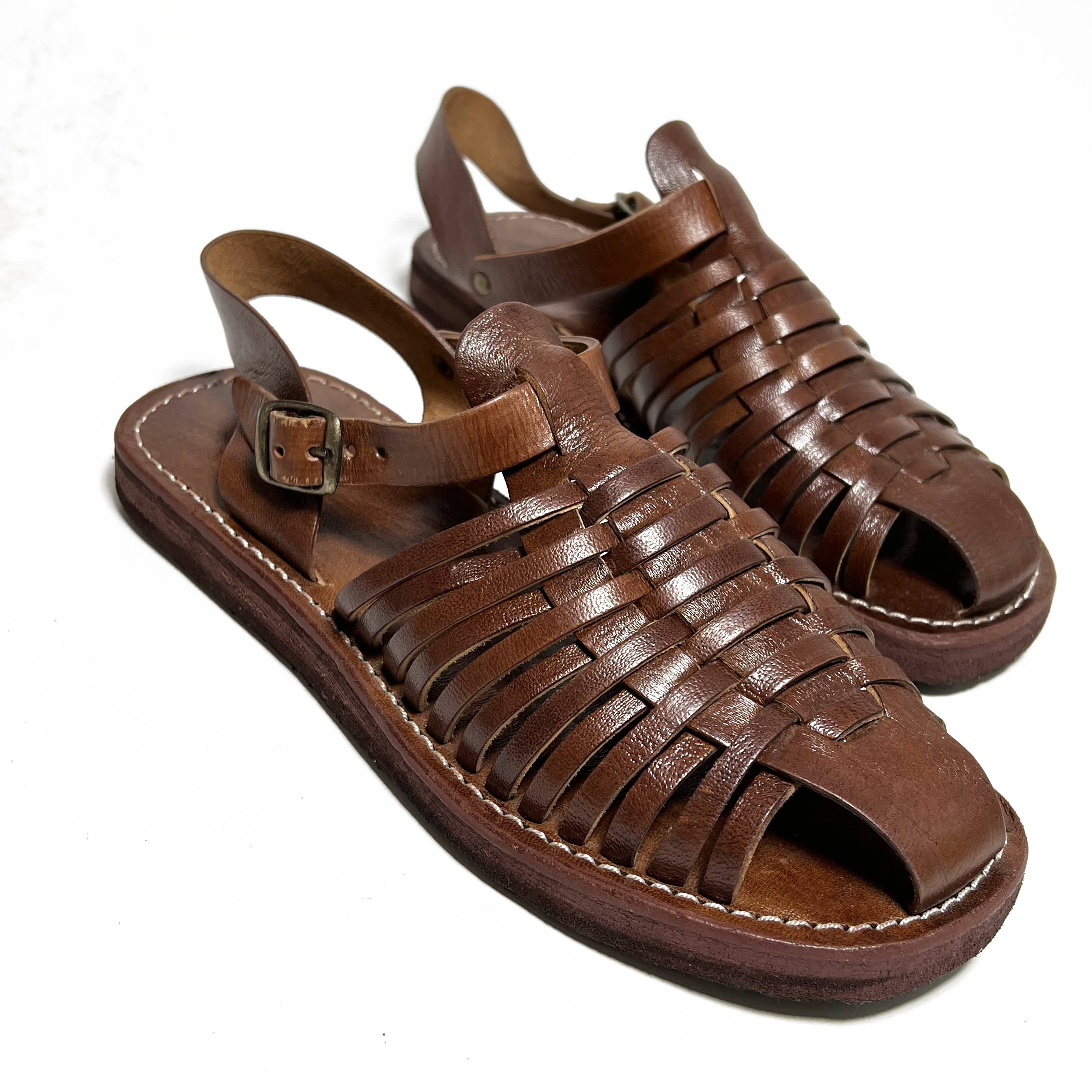 Berberwoolrug – wholesale Sandals – Women's – Handmade Brown Leather Fisherman Sandals for Women3