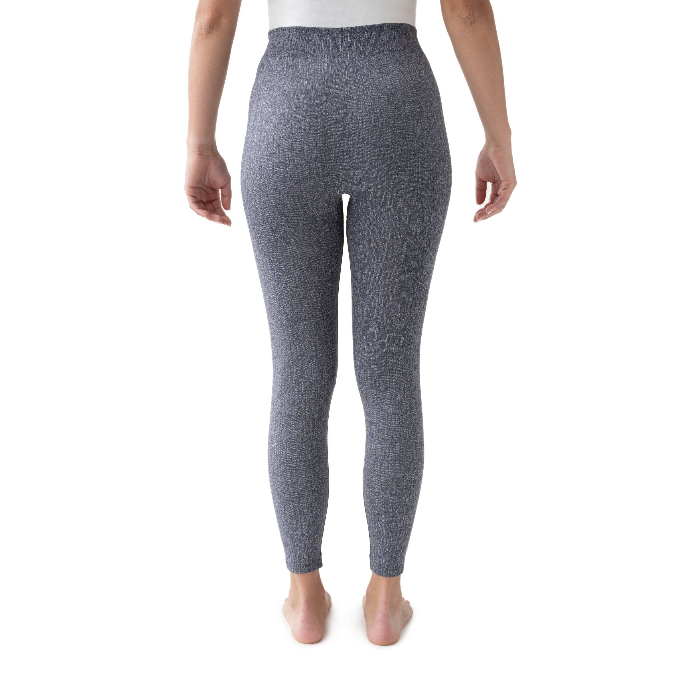 Muk Luks Women's Faux Denim Leggings for wholesale on Faire2