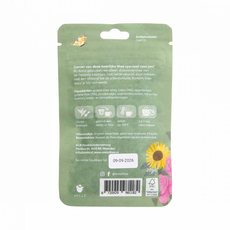 ARELO - Wholesale Loose Tea - You are Loved - Compliment Tea2