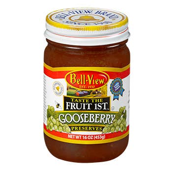 Smaka på frukten Första krusbärskonserver 16oz. för wholesale av Bell-View Brand Foods