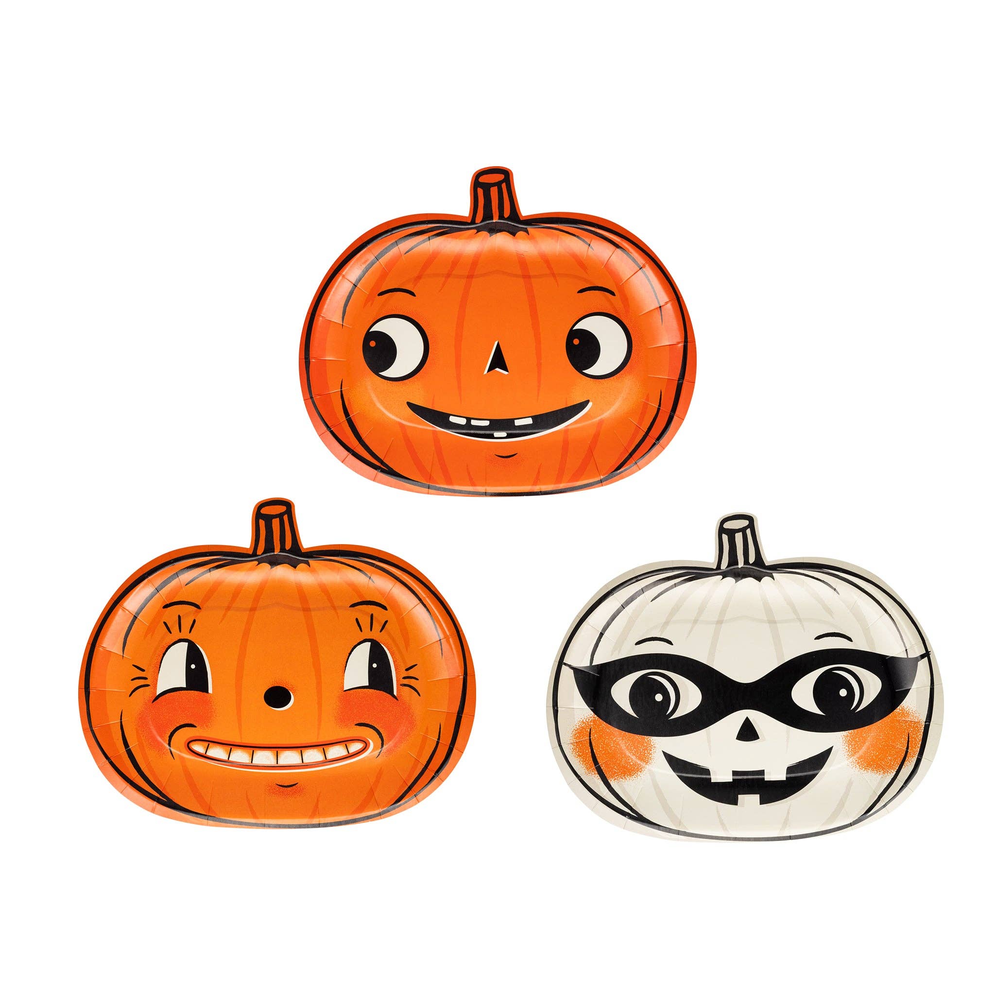 My Mind’s Eye - Wholesale Disposable Plate - VHP1240 - Vintage Pumpkin Plate Set0