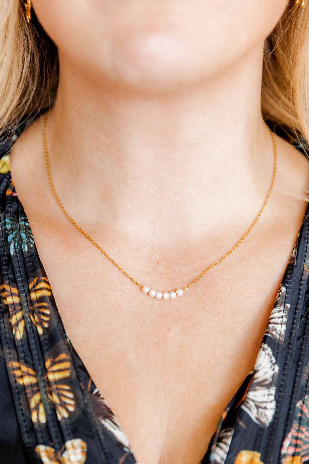 LINNY CO - Wholesale Link & Chain Necklace - Necklace - Delta Pearl1