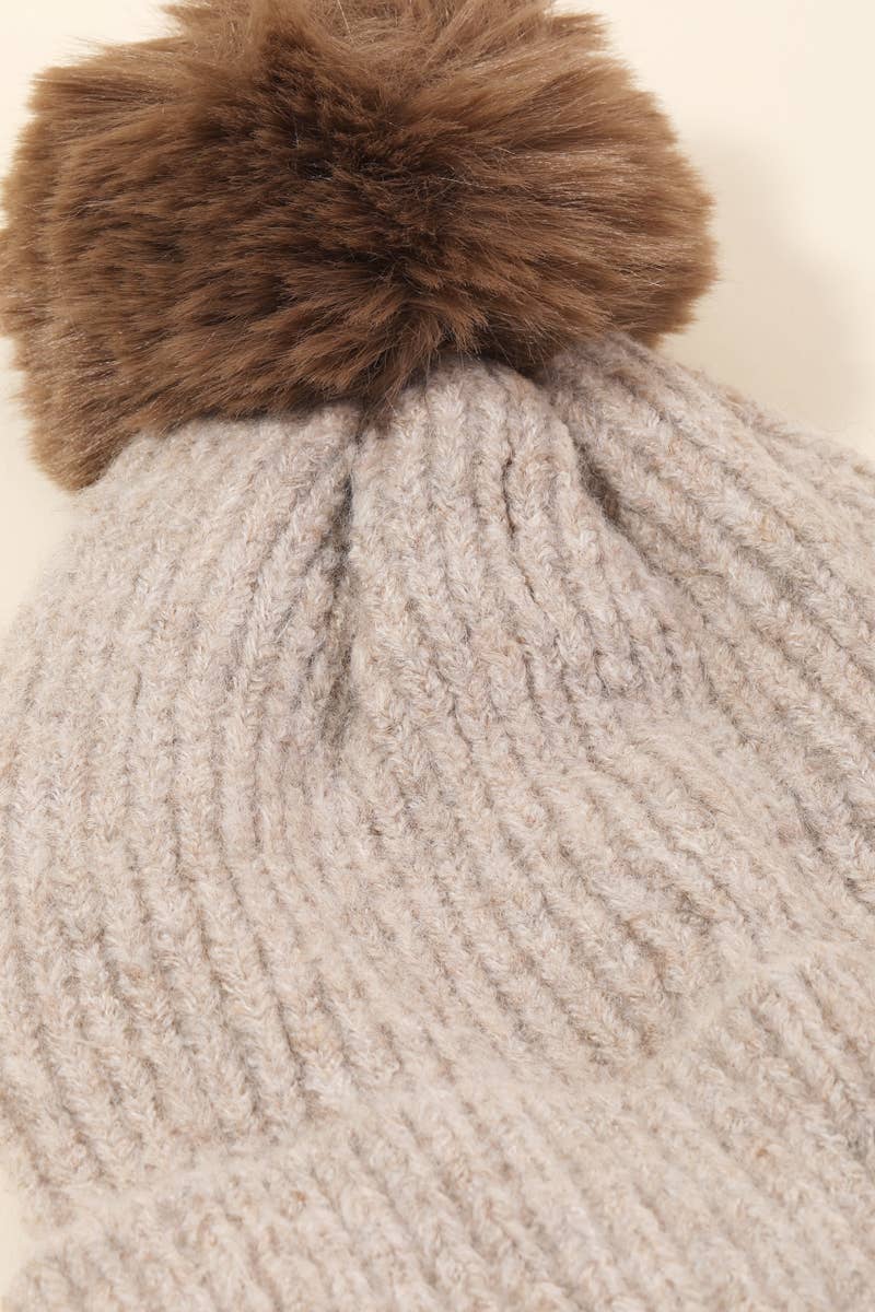 Anarchy Street - Wholesale Beanie - Women's - Pom Ribbed Extra Soft Beanie2